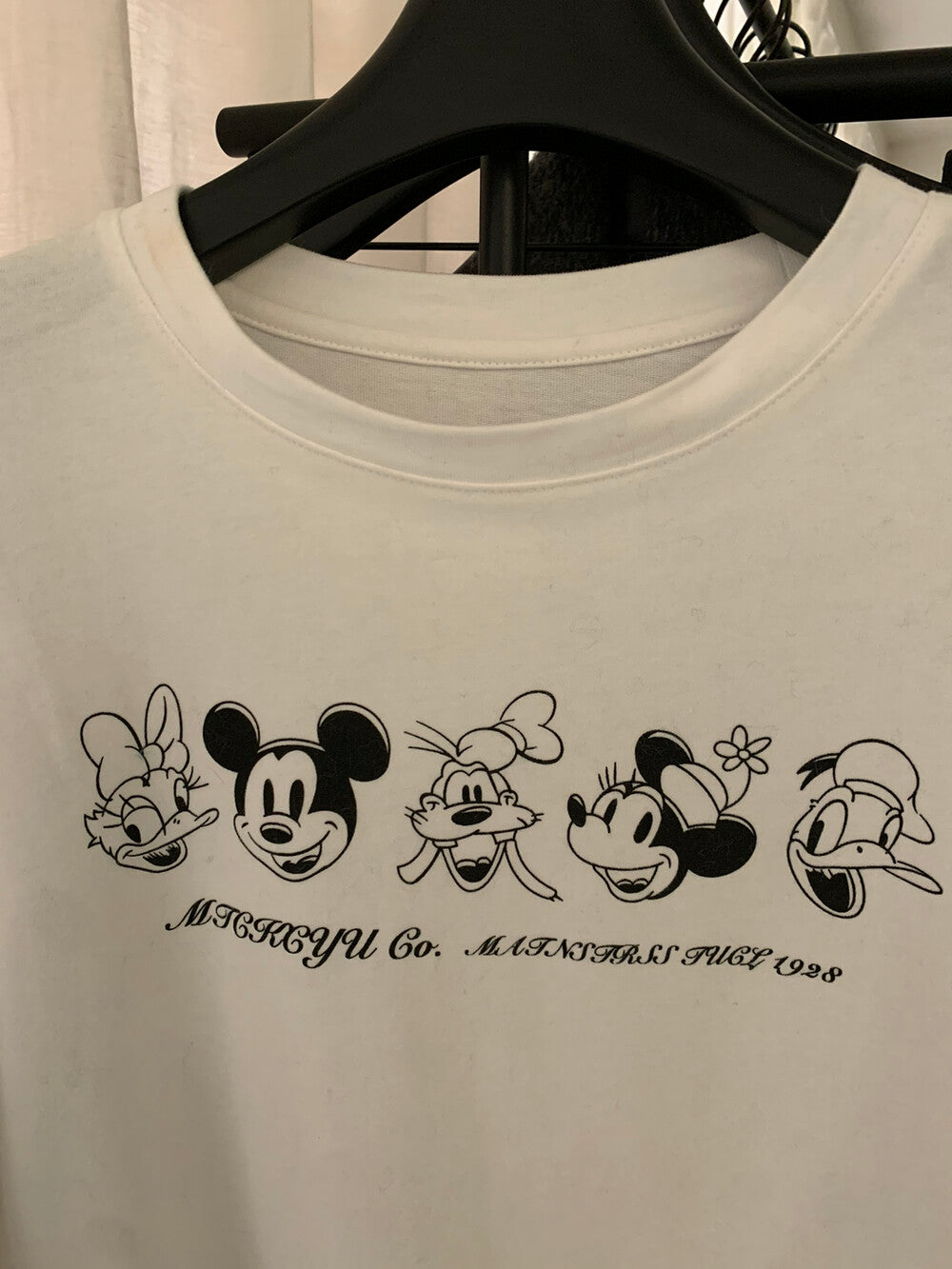 Kelly Designs Brushed Cotton Long-Sleeve Tee – Mickey Mouse Print (Instock)