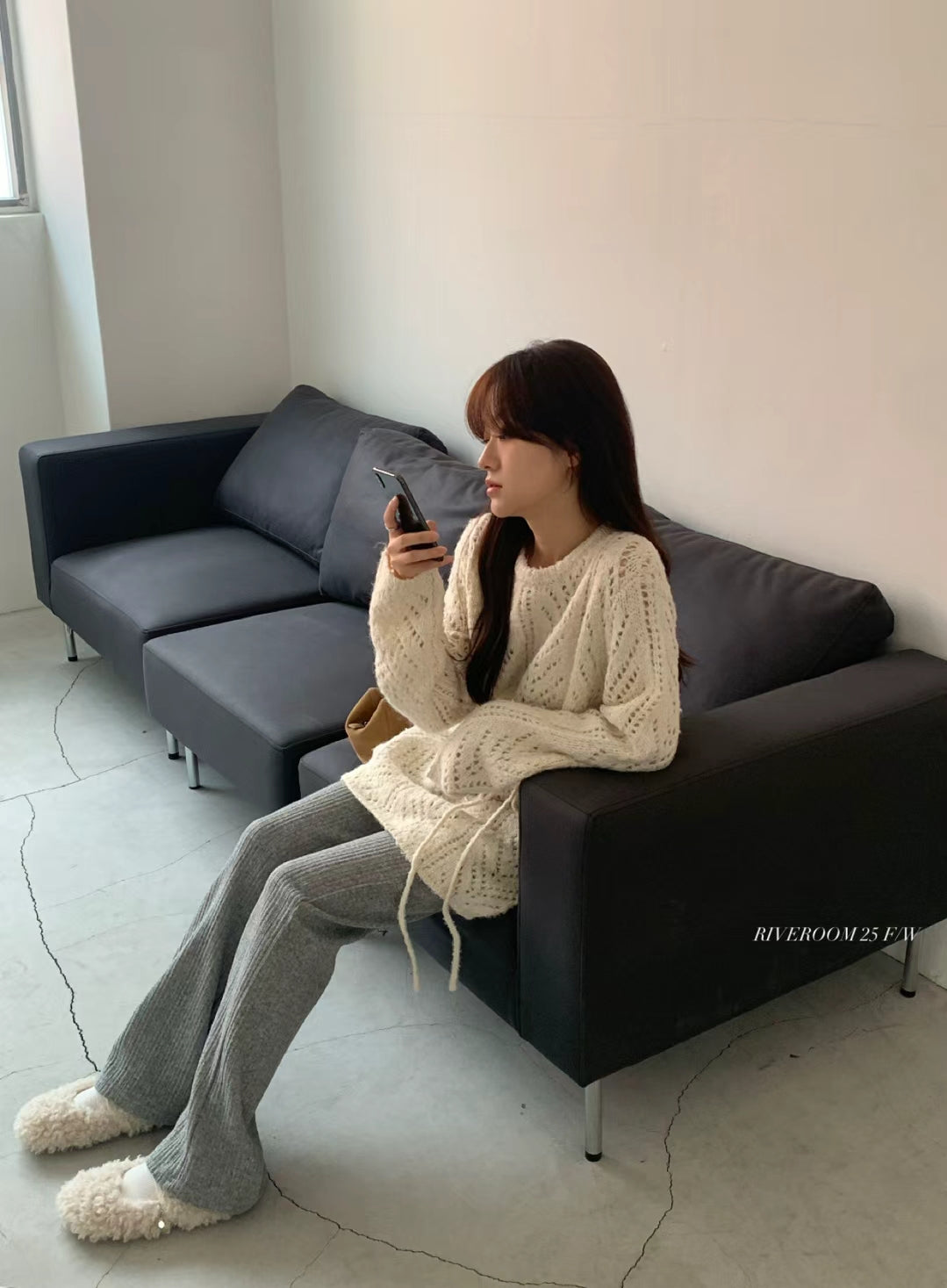 Korean APM Collection 3 colors Wool Niki Pants (Instock)