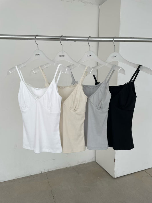 Korean APM Collection V Neck Cami Top-3 Colors (Instock)