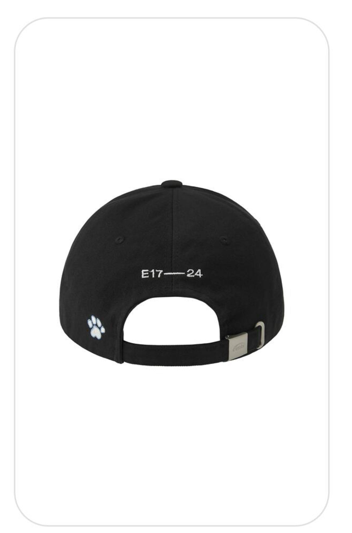 EMIS FOOT PRINT WAPPEN BALL CAP-BLACK (Preorder)