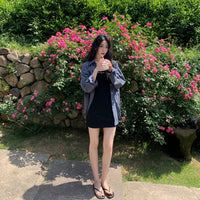 Kelly Designs Shirt & Black Dress Set (Instock)