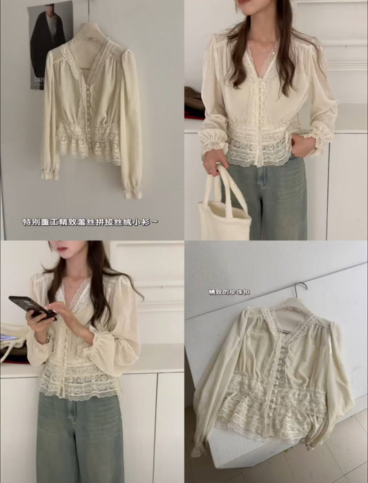 Kelly Designs Beige Blouse (Instock)