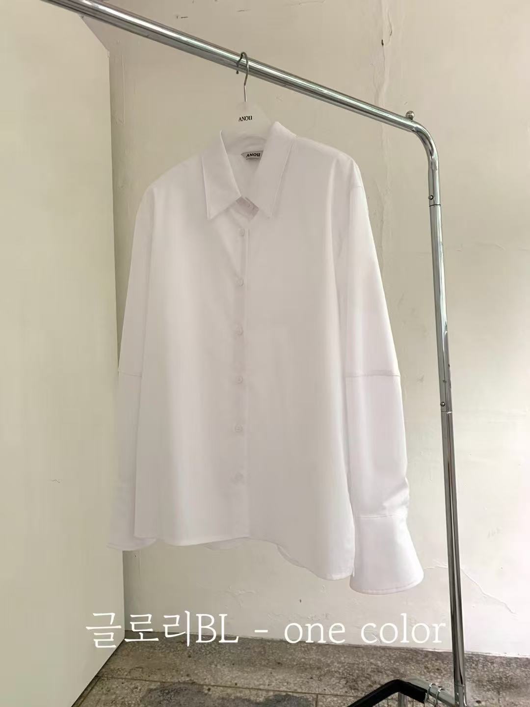 Korean APM Collection Oversized White Button-Up Shirt (Instock)