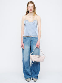 MARGE SHERWOOD Grandma Used Sling Bag – Pale Pink Cracked (Instock)