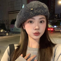Kelly Designs Teddy Textured Beret Hat (Instock)