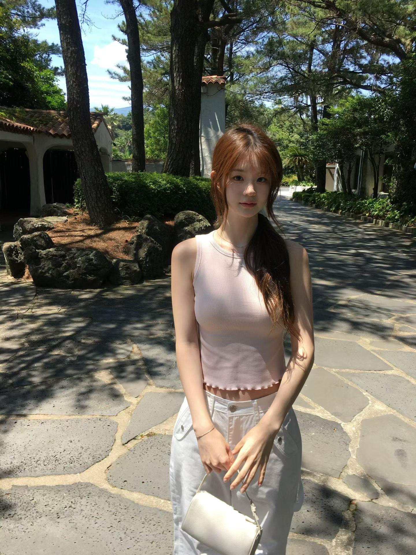Korean APM Collection Vegetable Round Neck Tank Top - 3 Colors (Instock)