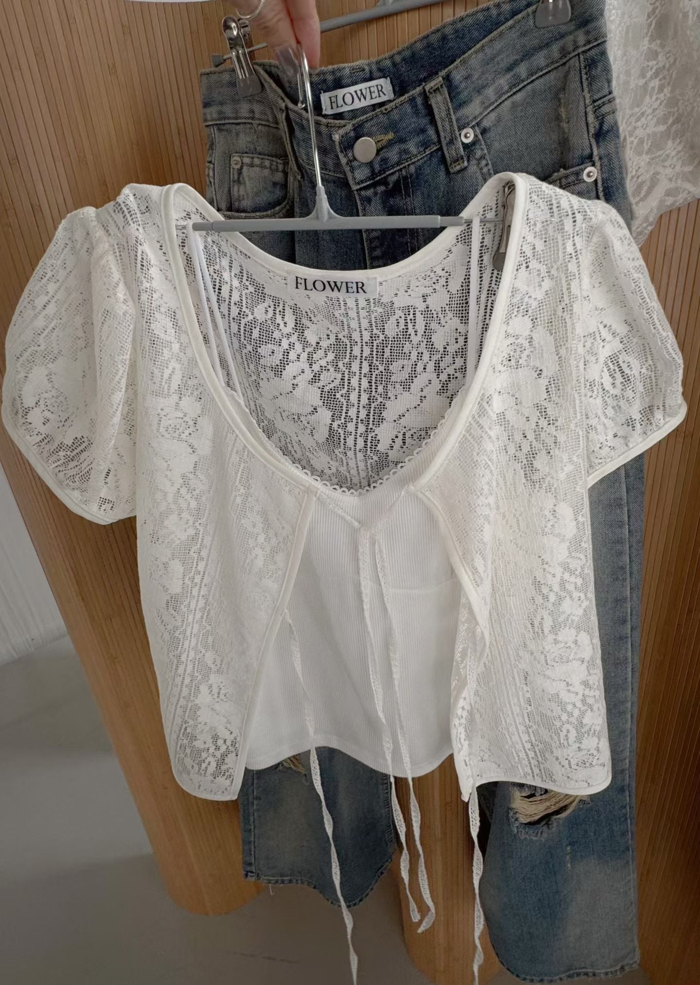 Korean APM collection Lace Shirt (Instock)