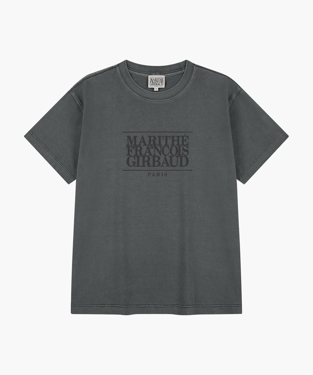 Marithe CLASSIC LOGO TEE charcoal (Instock)