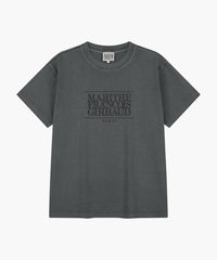 Marithe CLASSIC LOGO TEE charcoal (Instock)