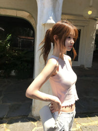 Korean APM Collection Vegetable Round Neck Tank Top - 3 Colors (Instock)