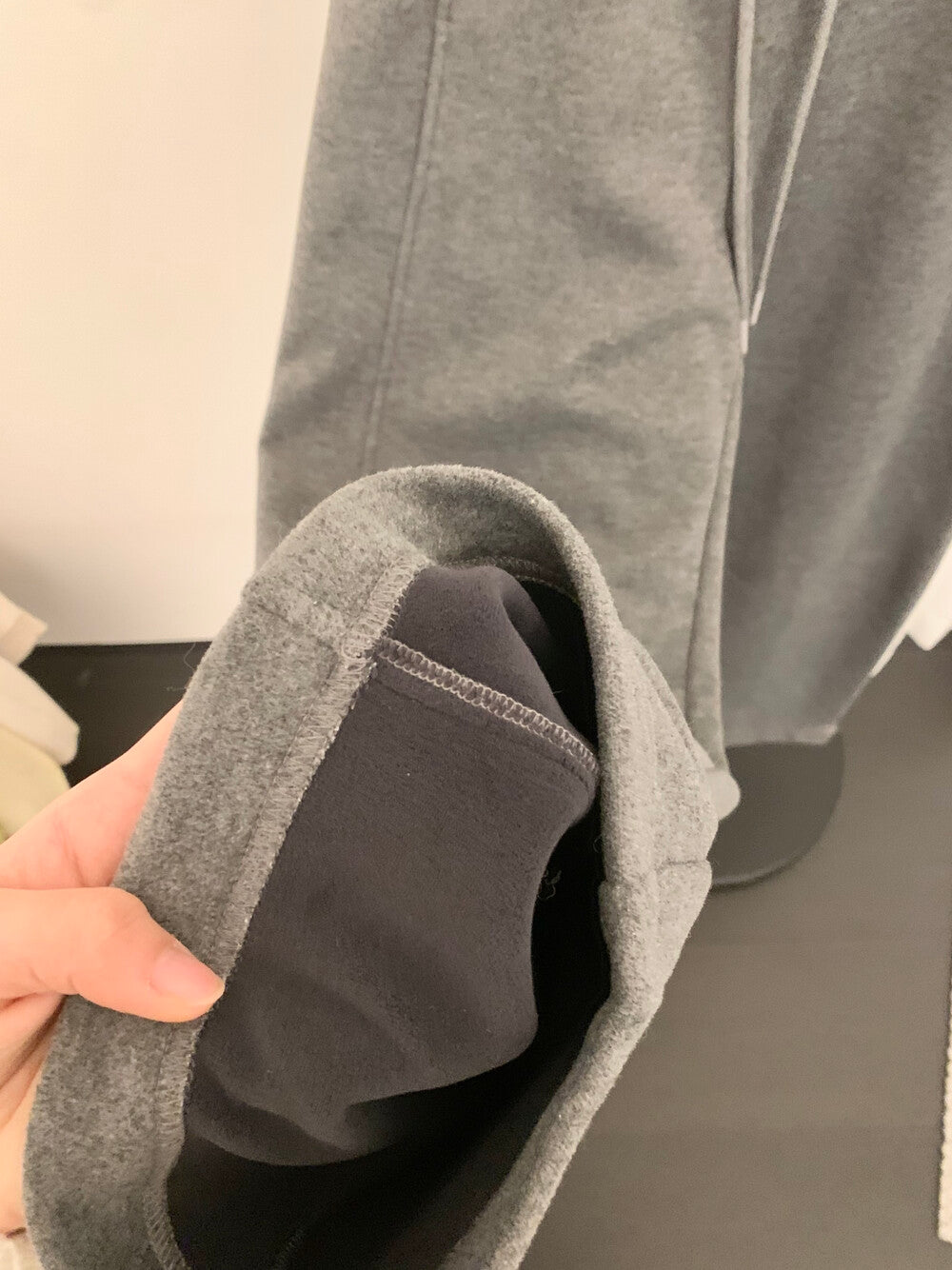Kelly Designs Fleece-Lined Wool Blend Relaxed Blade-Cut Pants | Upgraded Baby Fleece (Instock)