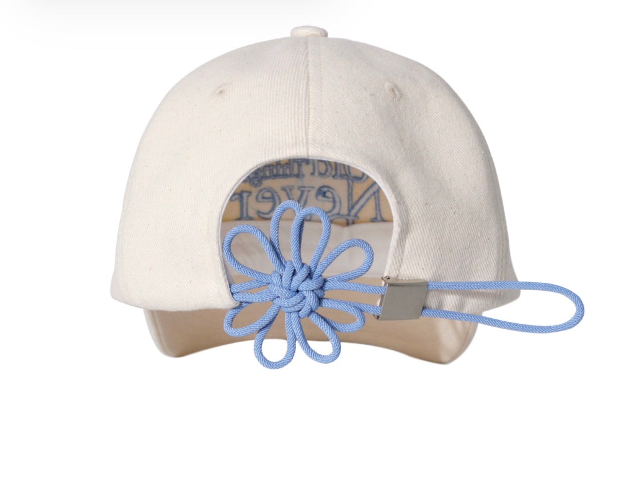 Korean Collection Ongo FLOWER KNOT CAP -SKY (Instock)