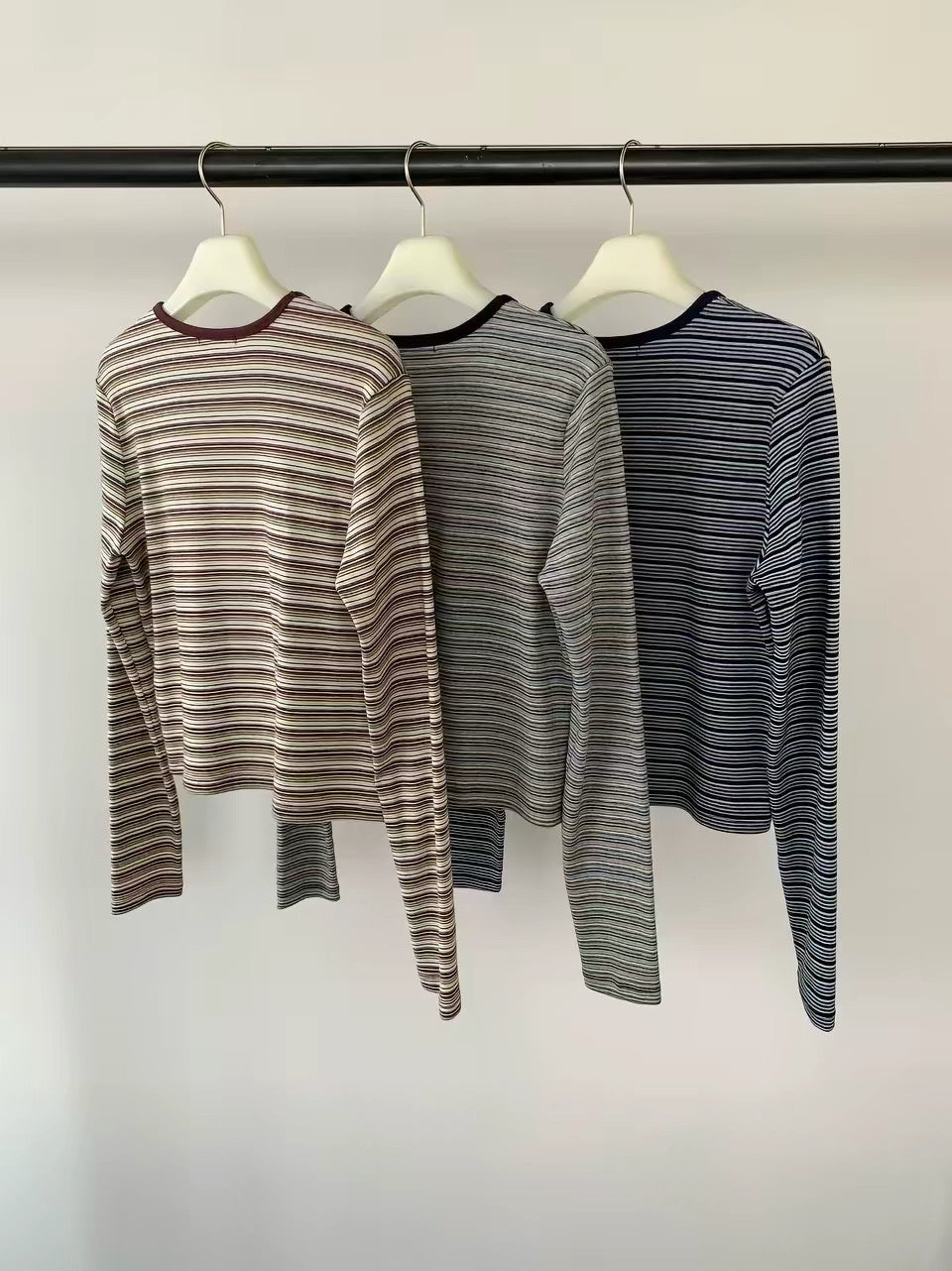 Korean APM Collection | Underson Vintage Stripe Long Sleeve T-Shirt (Instock)
