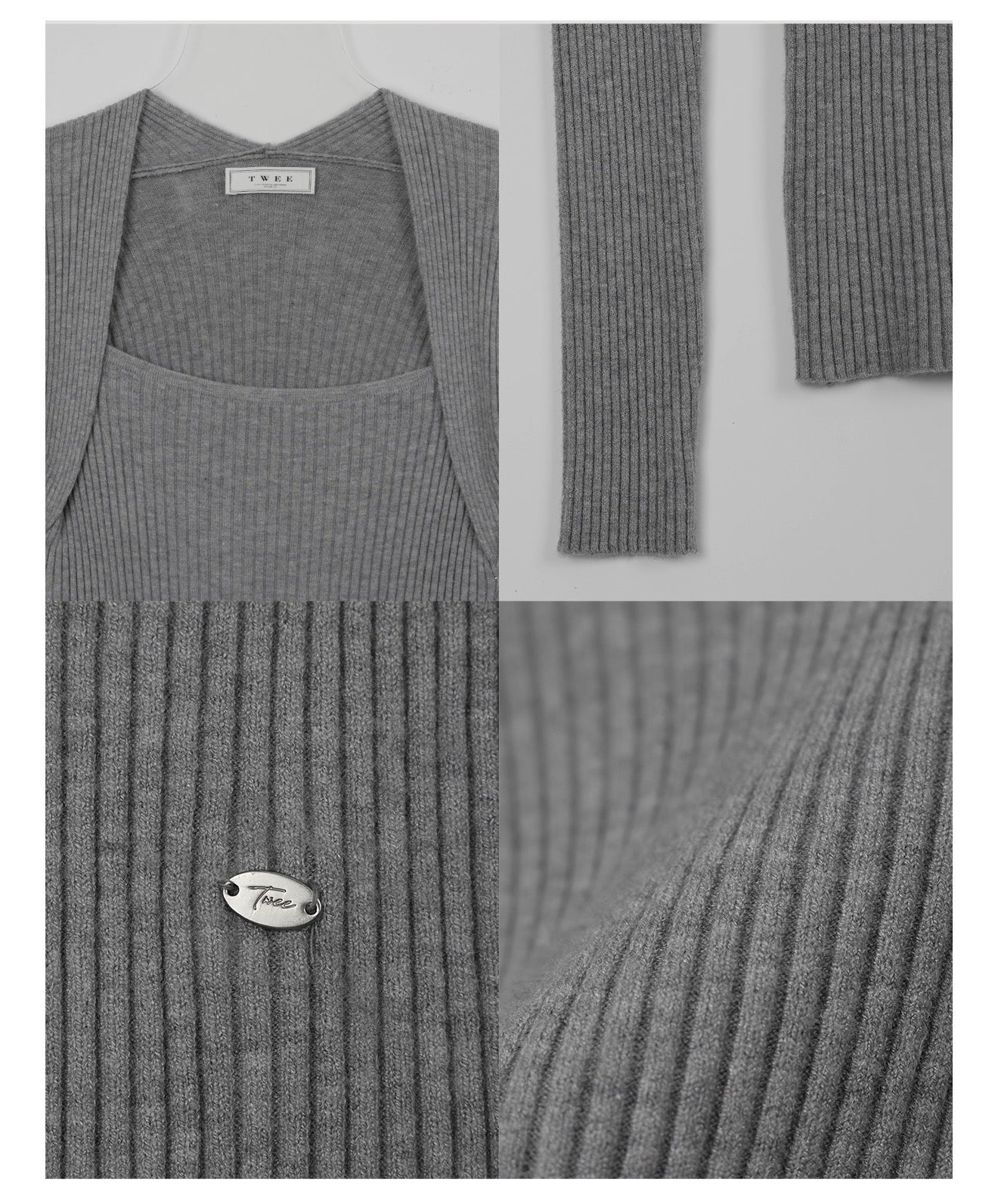 Korean Collection Inlet Bolero Long Sleeves Knit 4 Colors (Instock)