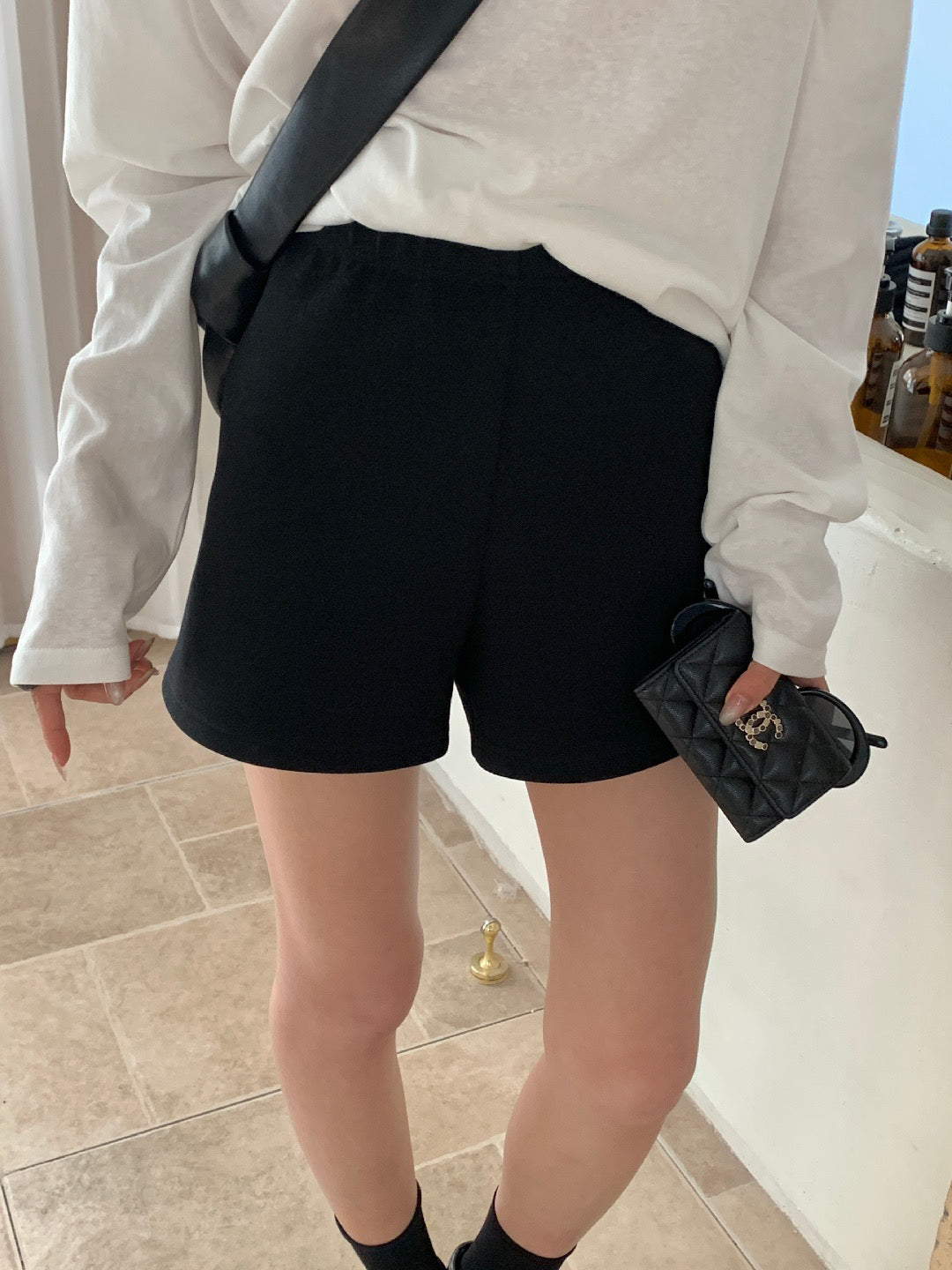 Kelly Designs Minimal Elastic Waist Shorts-3 Colors (Instock)