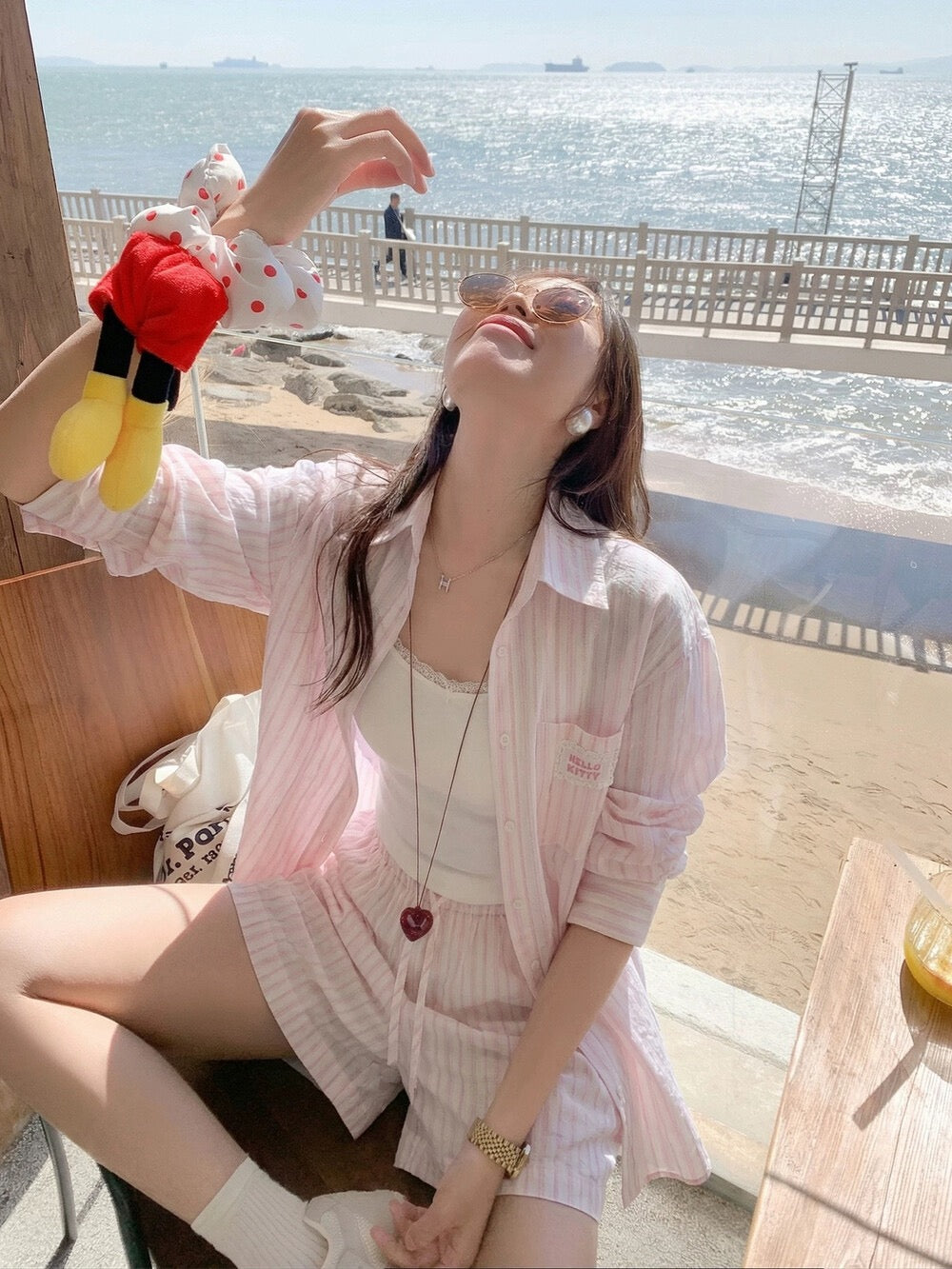 Kelly Designs 3-Piece Casual Set –Jacket,  Cami Top, & Shorts (Instock)