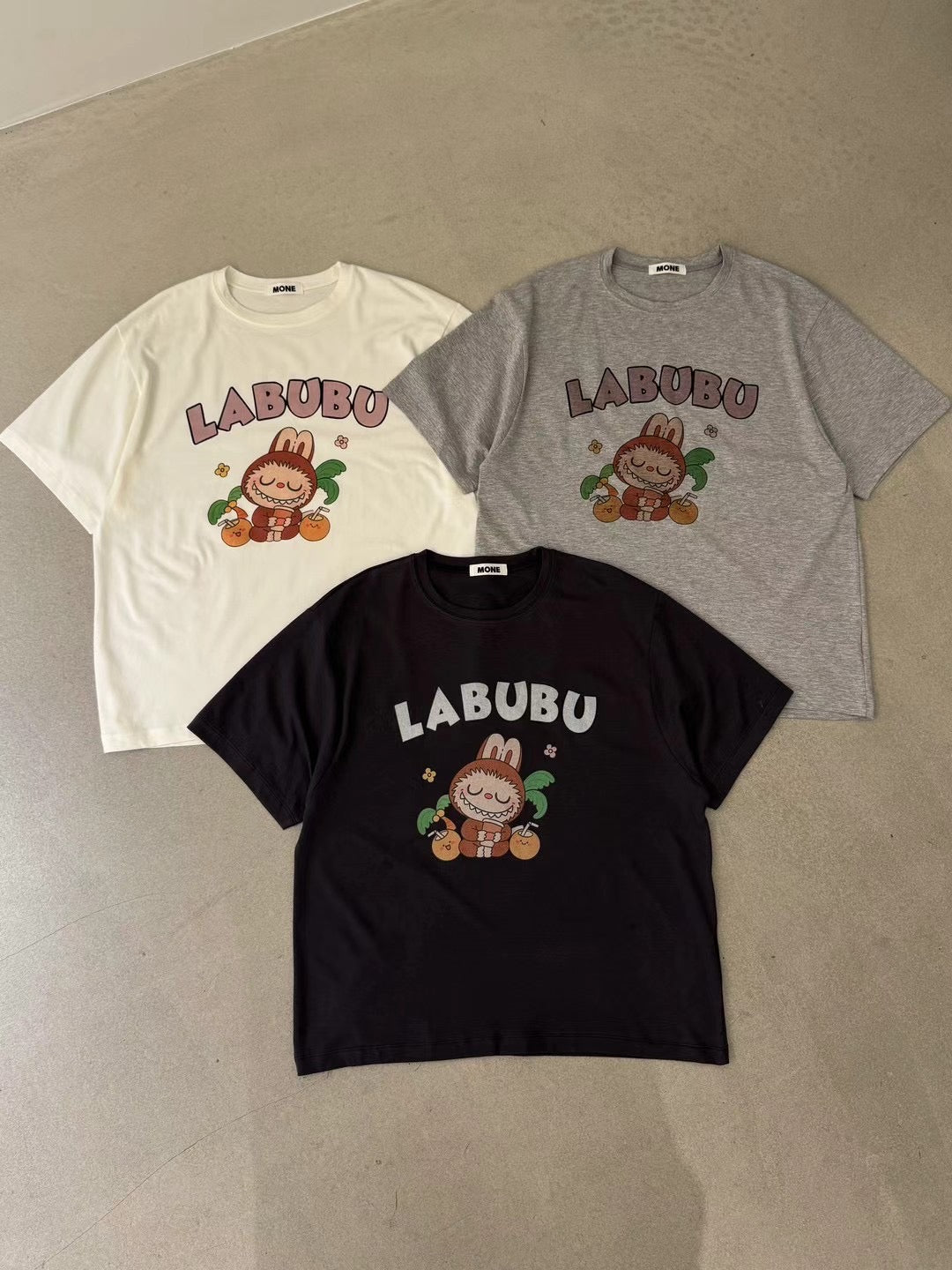 Korean APM Collection Labubu Graphic T-Shirt (Instock)