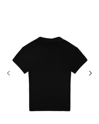 ASON Half Ivy Collar Slim-Fit Tee – Black(Instock)