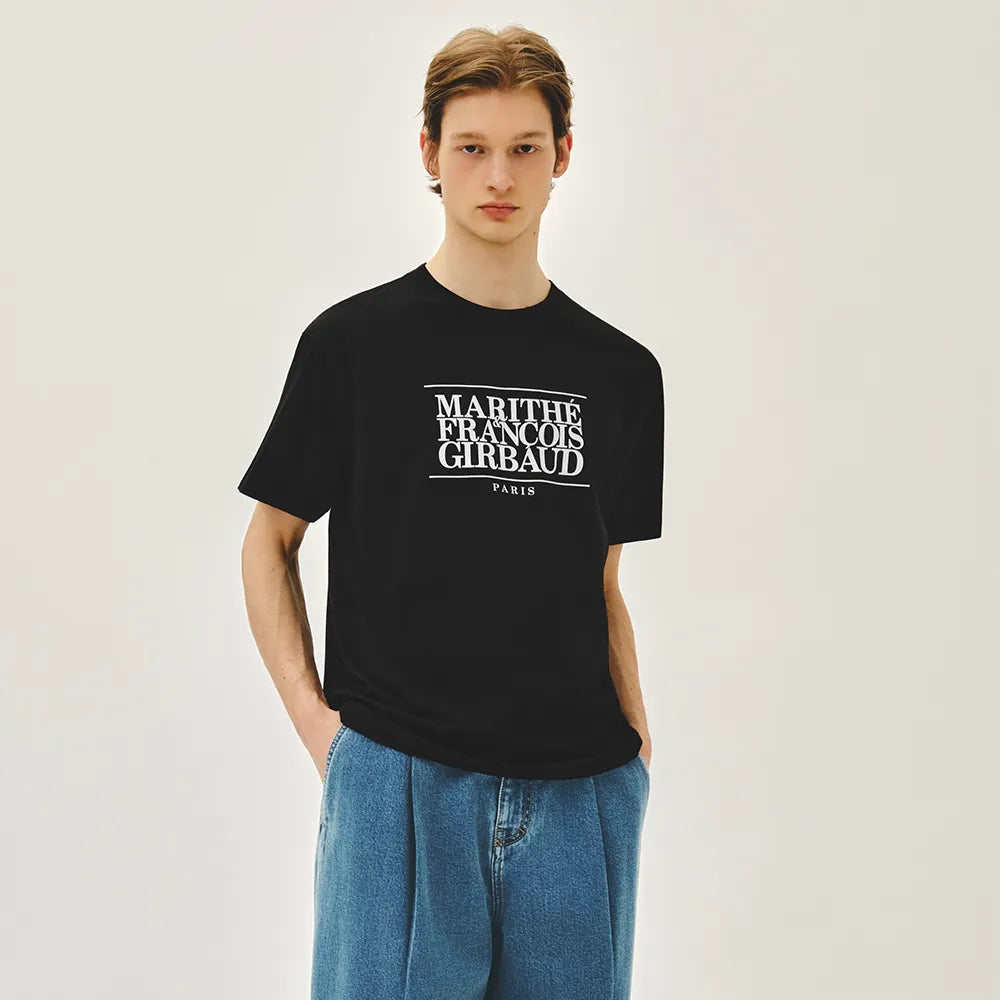 Marithe CLASSIC LOGO TEE Black (Instock)
