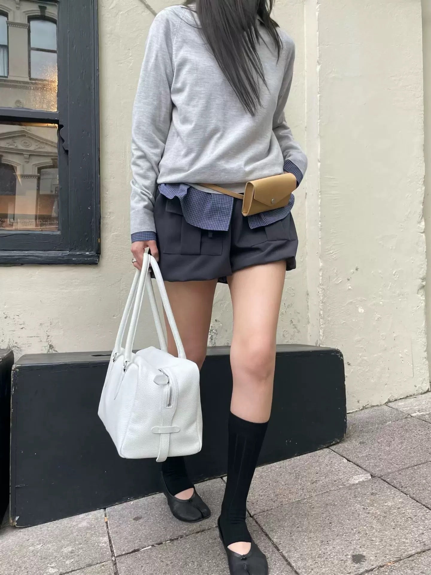 Korean APM Collection Casual Elastic waist Shorts (Instock)