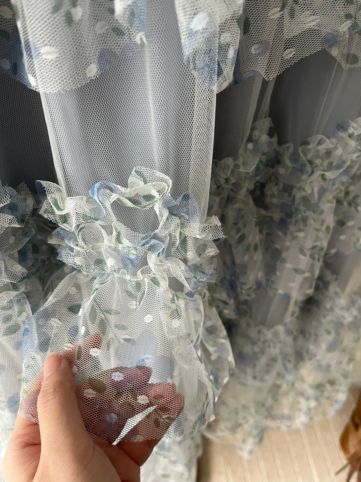 Kelly Designs Romantic Layered Tulle Maxi Skirt – Blue (Instock)