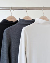 Korean APM Collection OUNCE inner High Neck top- 3 colors (Instock)
