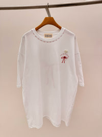 Korean APM Collection Ribbons Oversize Tshirt-3 Colors (Instock)