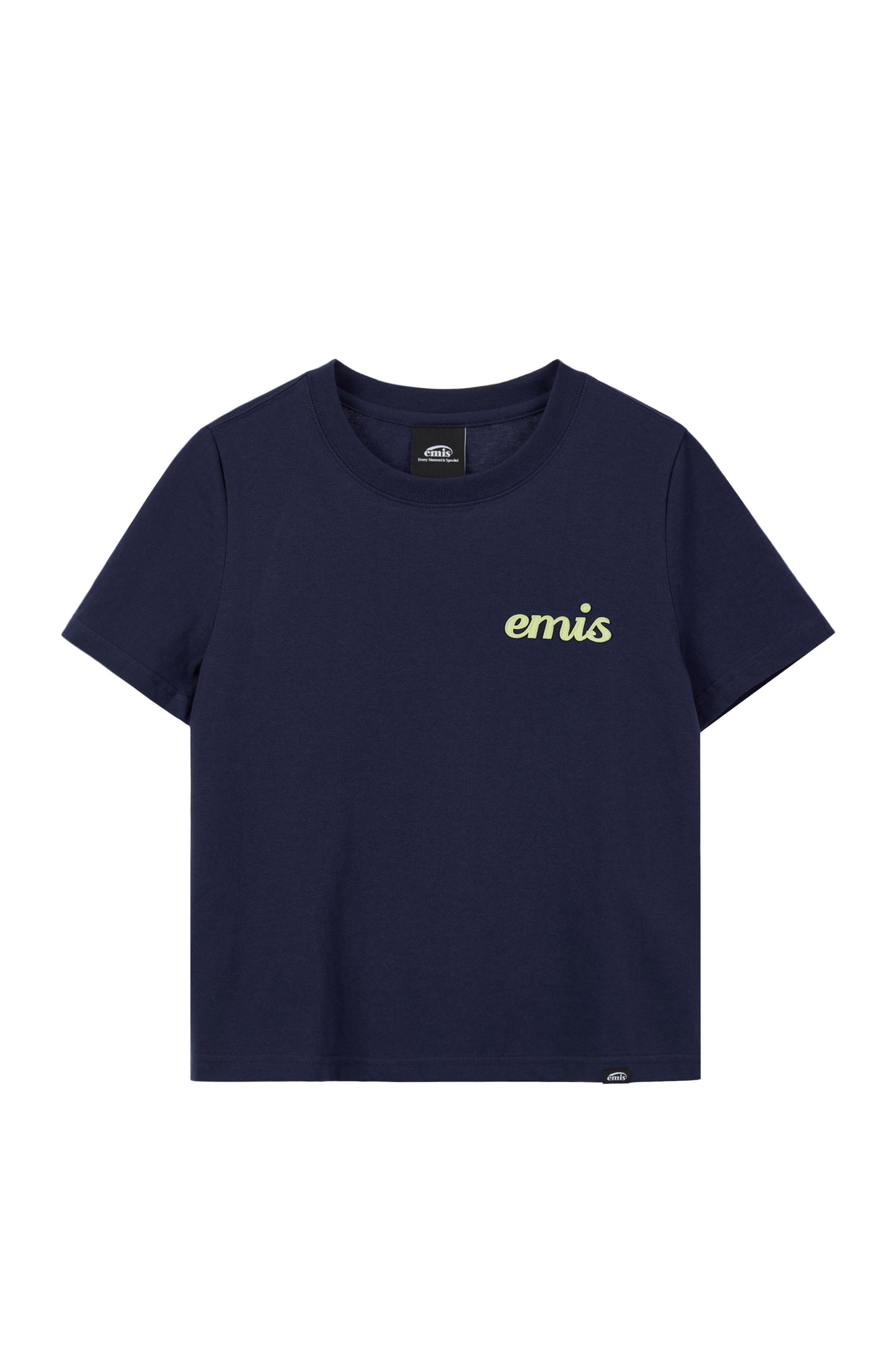 EMIS (WOMENS) APPLIQUE T-SHIRT-NAVY(Preorder)