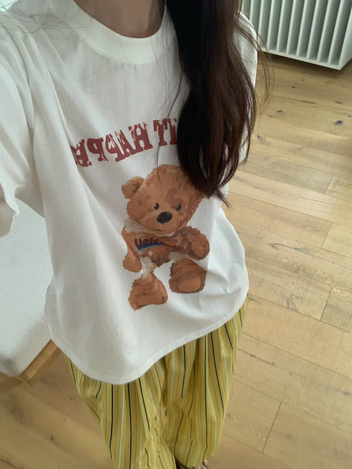 Korean APM Collection Bear Tshirt - 3 Colors (Instock)