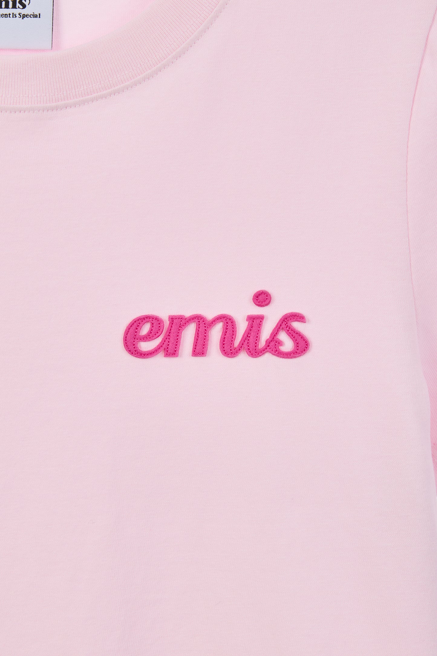 EMIS (WOMENS) APPLIQUE T-SHIRT-PINK (Preorder)