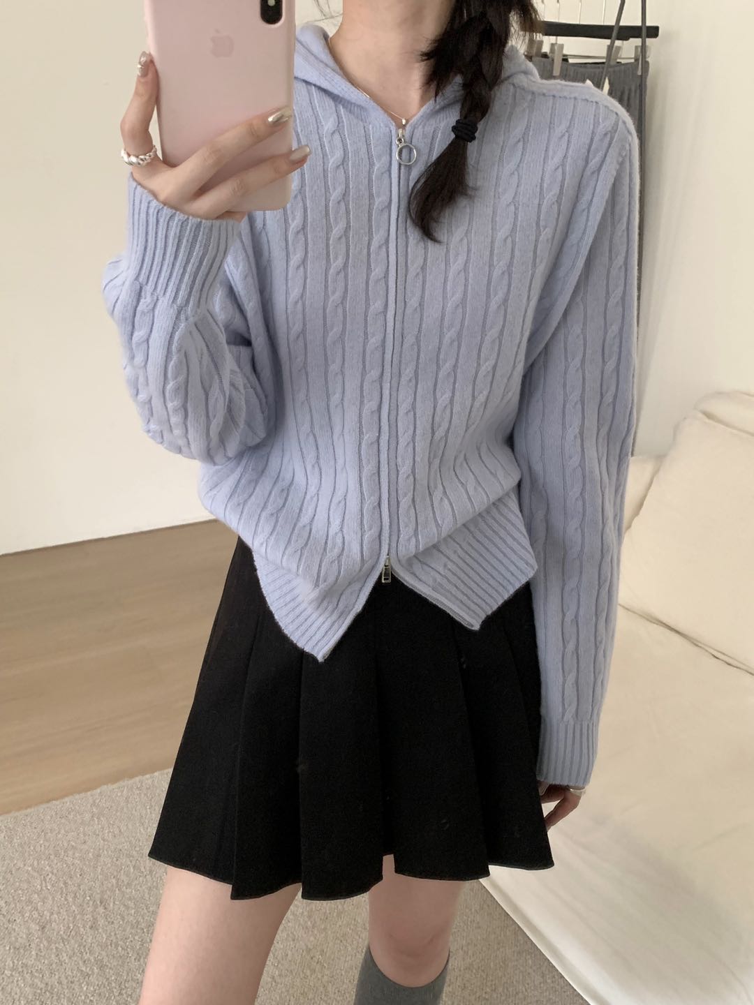 Kelly Designs Wool Multiple Colors Zip Up Cardigan (Instock)