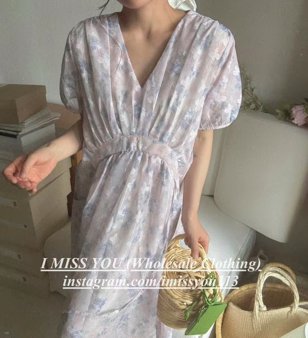 Korean APM Collection I Miss You Pink Dress (Instock)