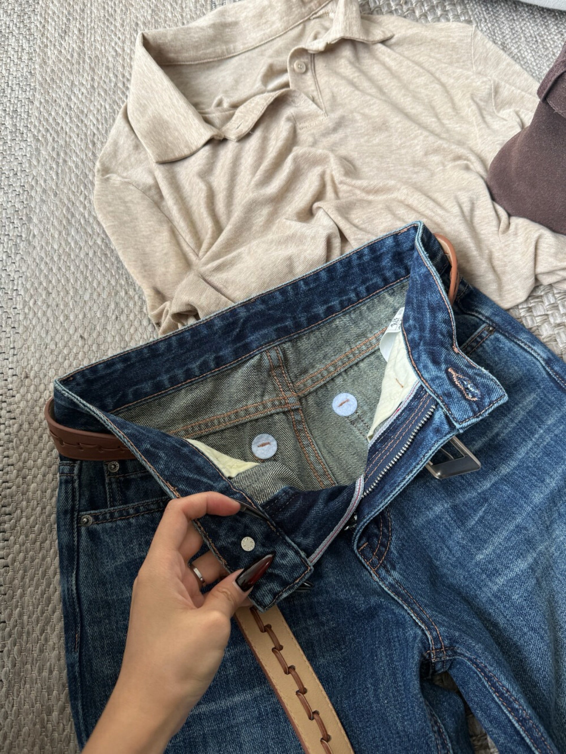 Kelly Designs Vintage Wash Cropped Flare Jeans (Instock)