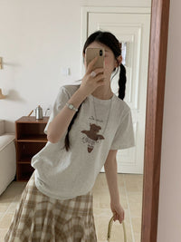 Kelly Designs Ballet Bear Tshirt - 2 Colors（Instock)