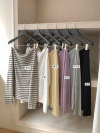 Kelly Designs 4 Colors Off Shoulder Top (Instock)