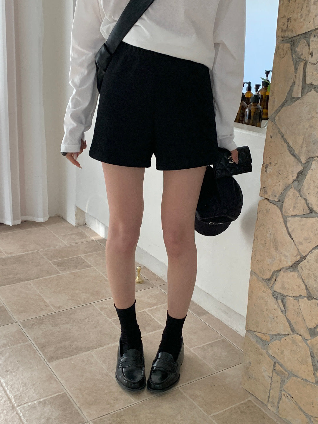 Kelly Designs Minimal Elastic Waist Shorts-3 Colors (Instock)