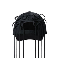 Korean Collection Ongo Quad Ribbon Knot Cap_MIDNIGHT (Preorder)