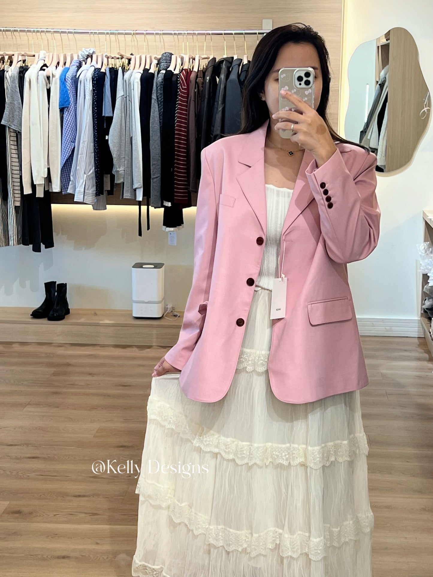 Korean APM Collection Pink Blazer (Instock)