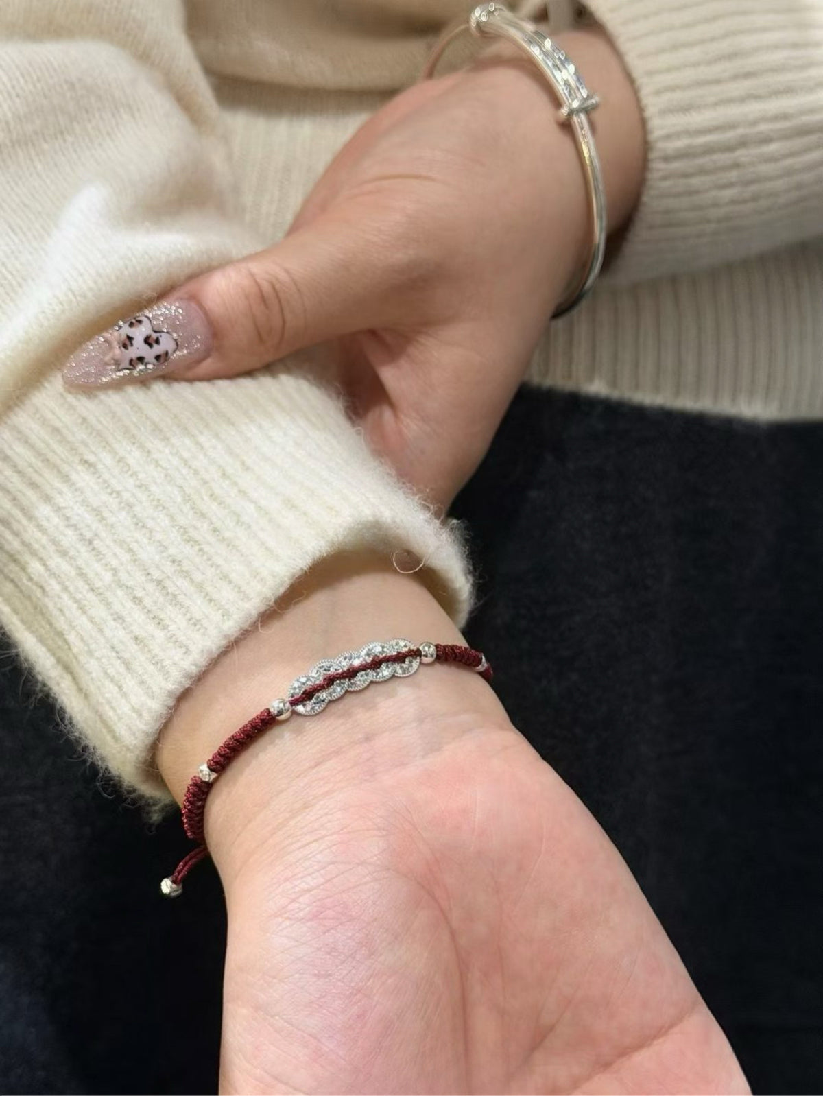Kelly Designs Red String Five Emperor Coins Bracelet (Instock)