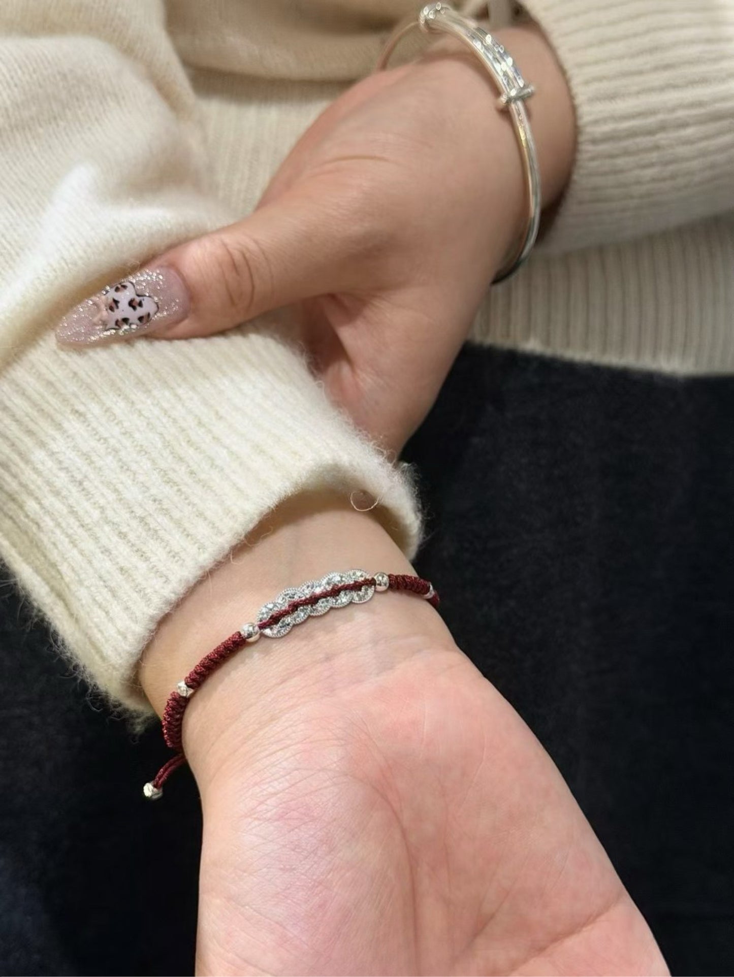 Kelly Designs Red String Five Emperor Coins Bracelet (Instock)