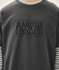 Marithe CLASSIC LOGO TEE charcoal (Instock)