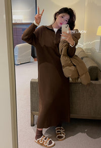 Kelly Designs Winter Half Zip-up Dress (Instock)