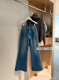 Kelly Designs Fleece Bling bling Blue Jeans (Instock)
