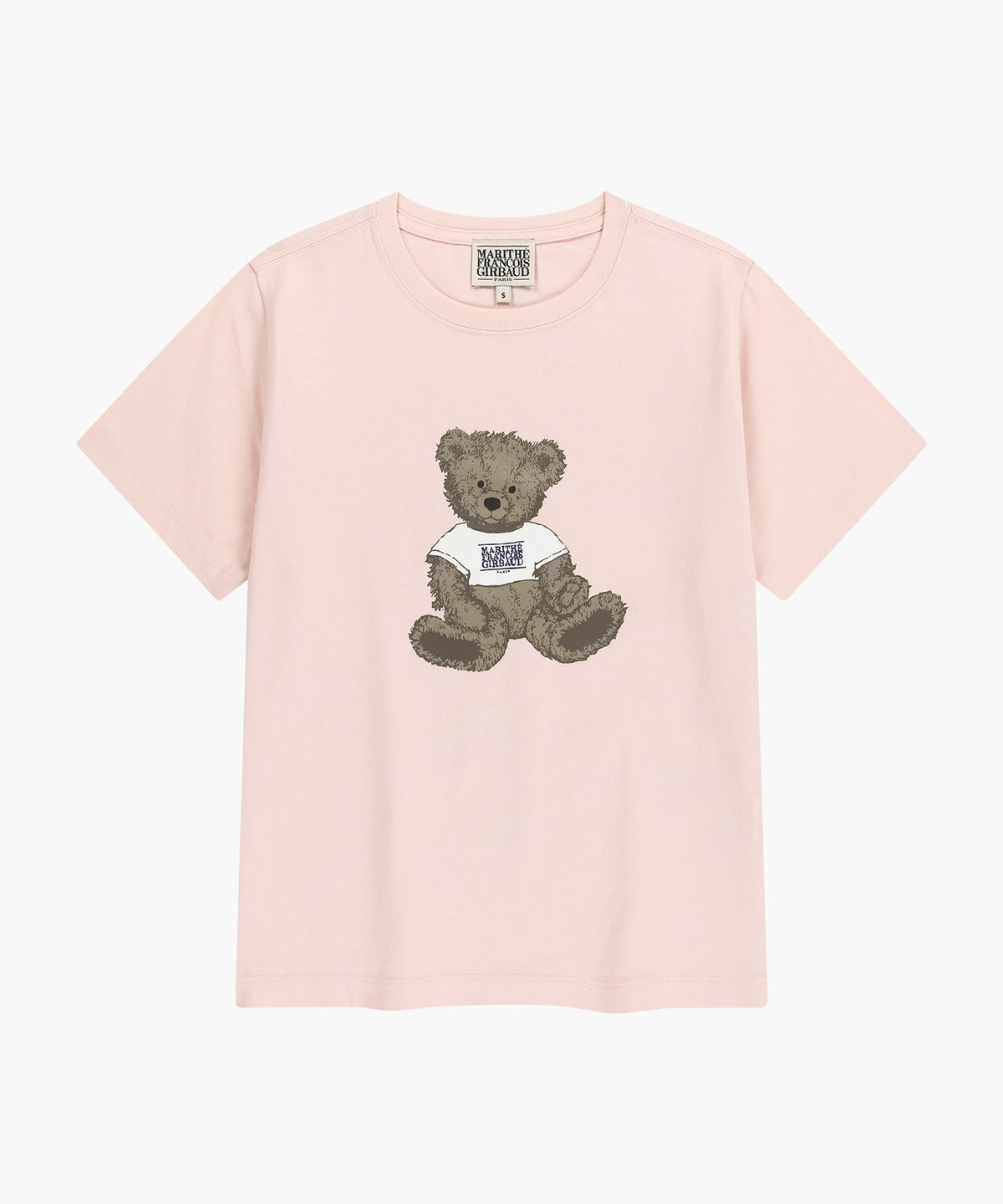 Marithe W DOODLE BEAR TEE light pink(Preorder)