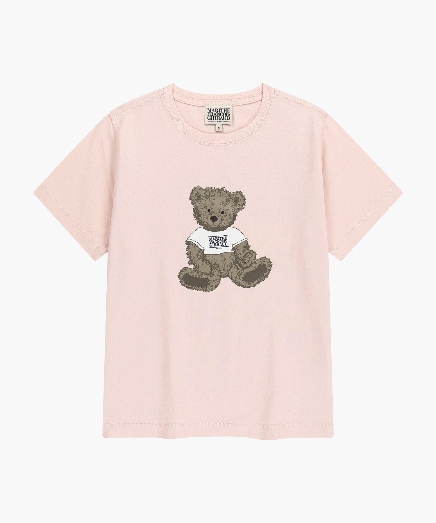 Marithe W DOODLE BEAR TEE light pink(Preorder)