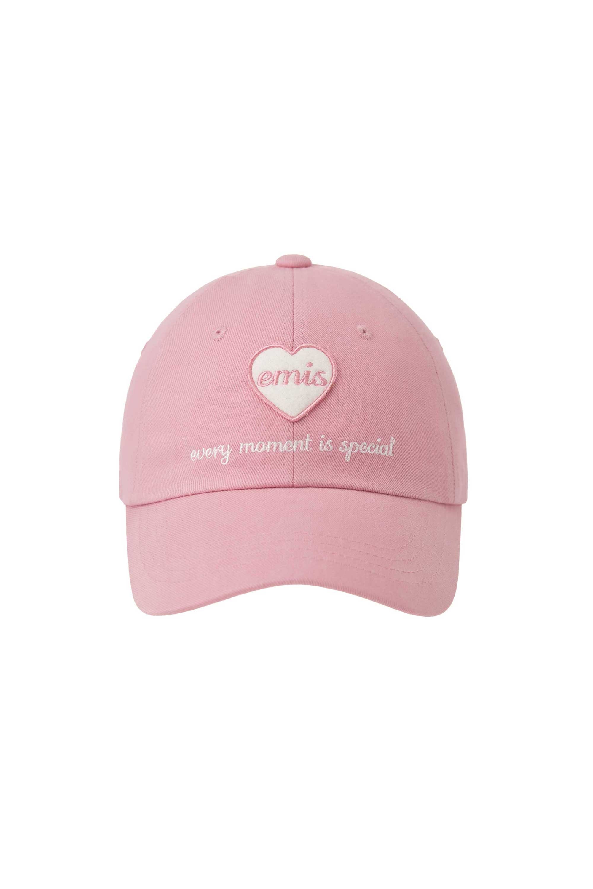 EMIS HEART WAPPEN BALL CAP-PINK (Preorder)