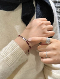 Kelly Designs Red String Five Emperor Coins Bracelet (Instock)