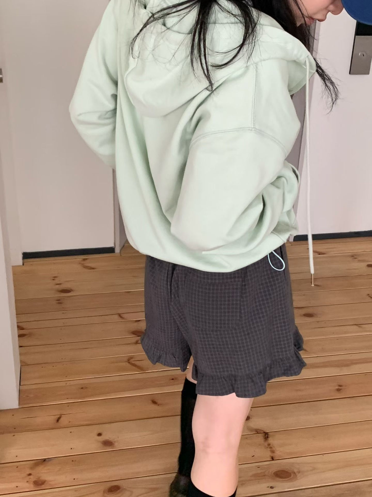Korean APM Collection Grey Shorts (Instock)