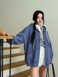 Korean APM Collection Horse Zip Up Jacket - 3 Colors (Instock)