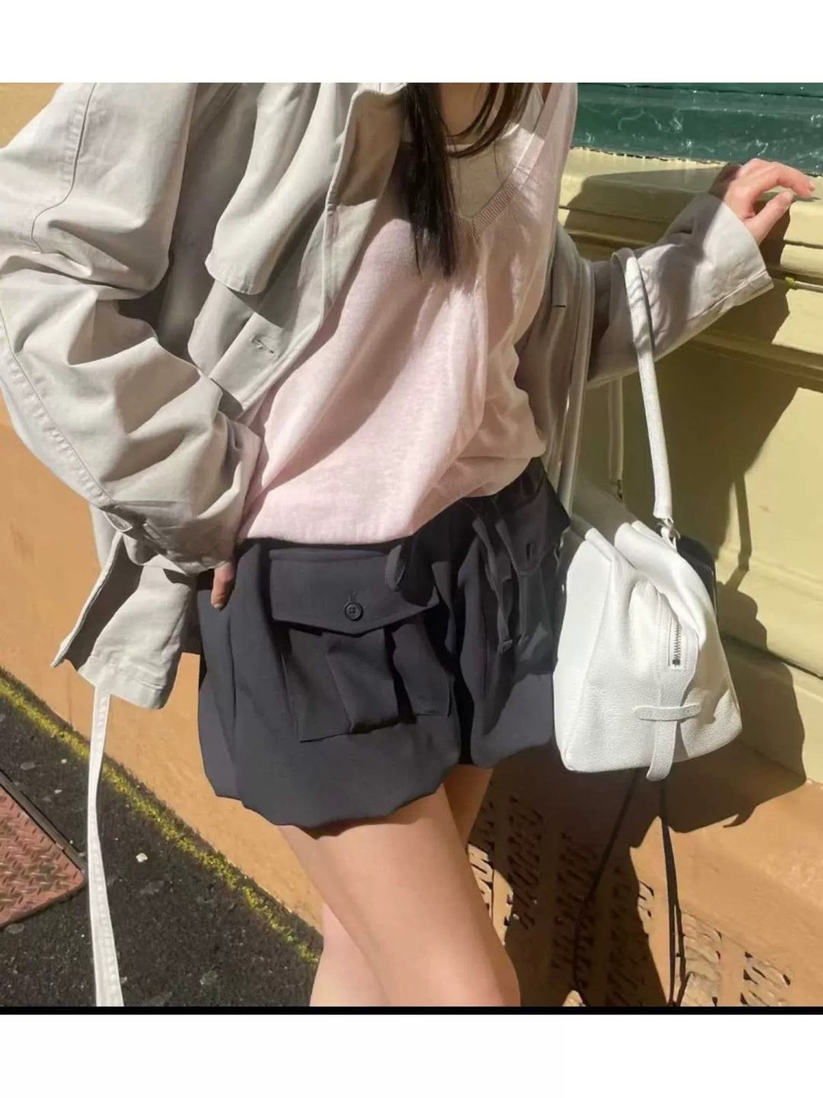 Korean APM Collection Casual Elastic waist Shorts (Instock)